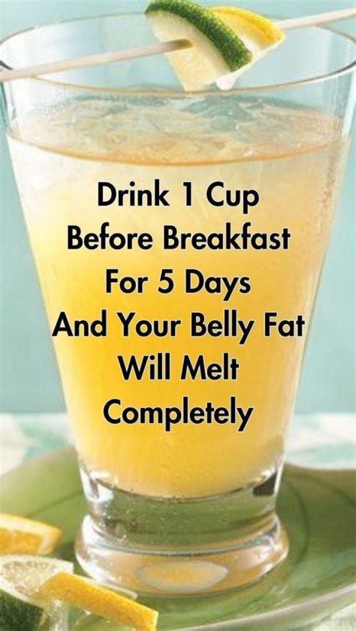 What can I drink to lose belly fat overnight?