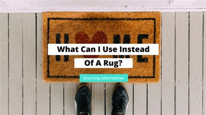 What can I use instead of a rug pad?