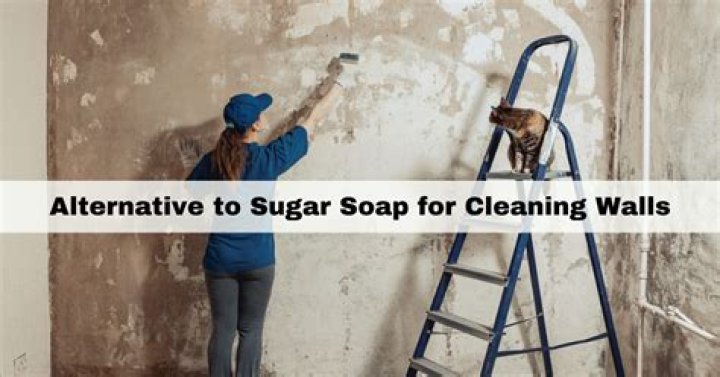 What can I use instead of sugar soap to clean walls?