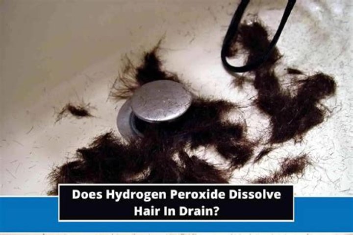 What chemical can dissolve hair?