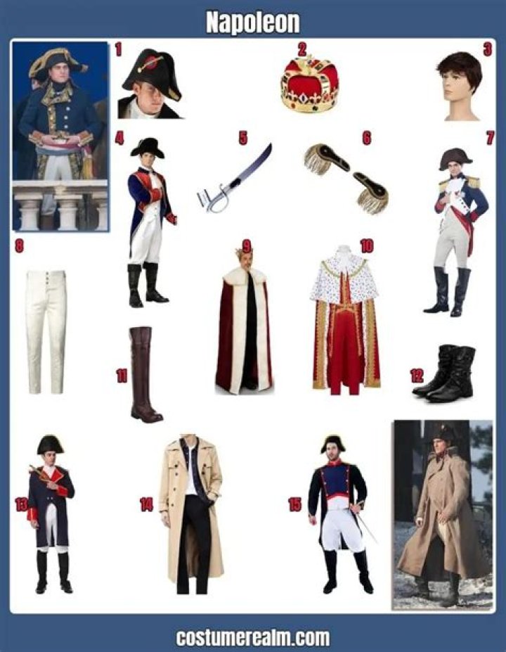 What clothes did Napoleon wear?