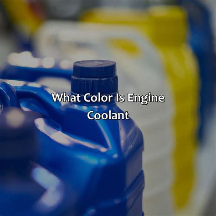 What color is freezer coolant?