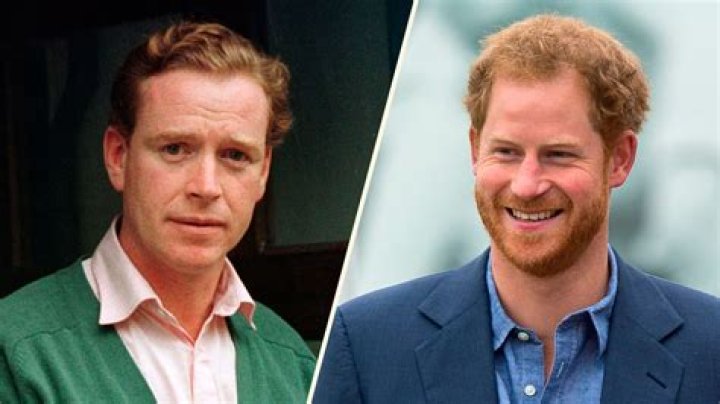 What color is Prince Harry's eyes?