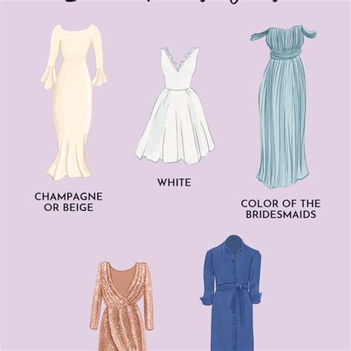What colors should you not wear to a wedding?
