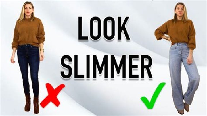 What Colour jeans make you look skinny?