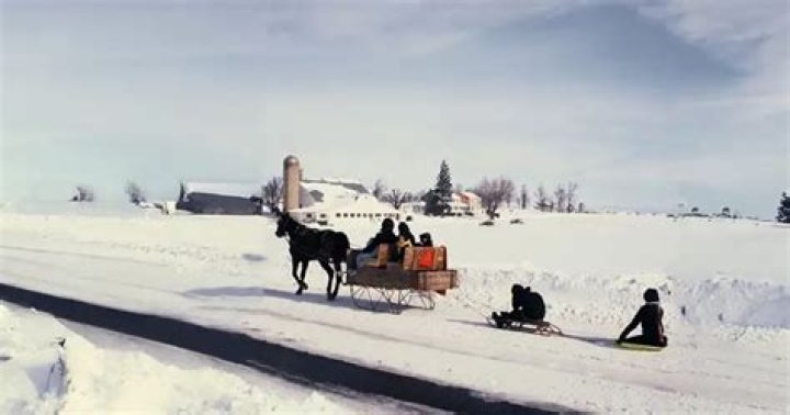 What do Amish do in the winter?