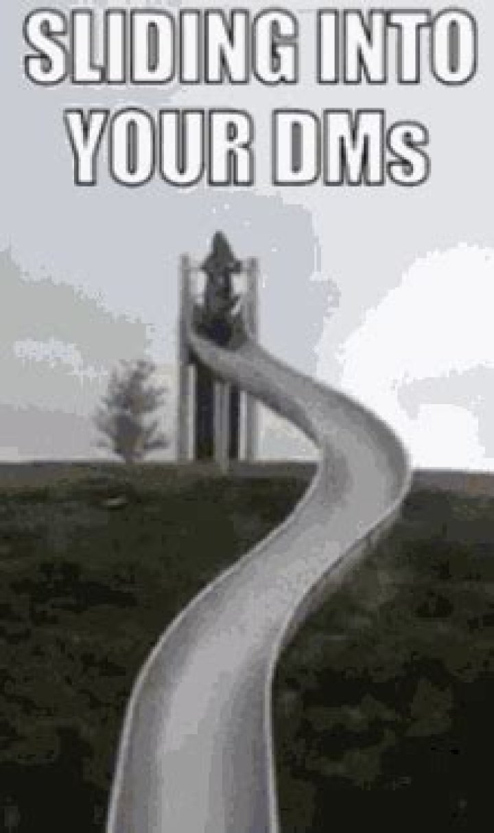 What do you do when a guy slides into your DMs?