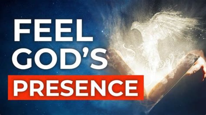 What do you do when you can't feel God's presence?