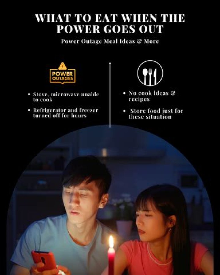 What do you eat when the power goes out?