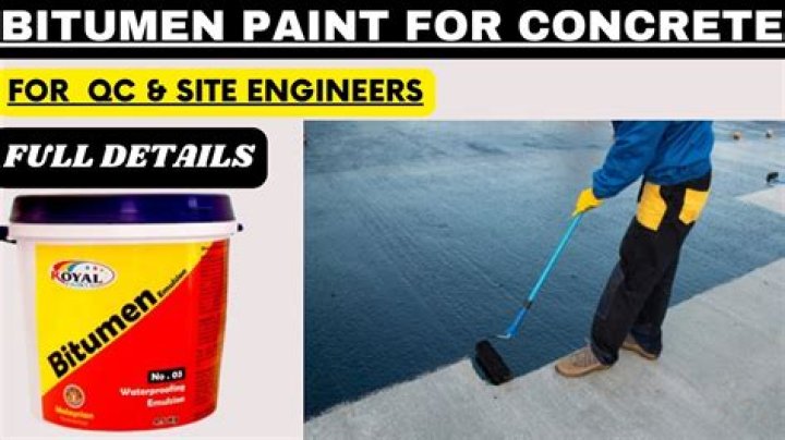 What do you use bitumen paint for?