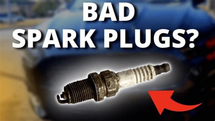 What does a car sound like when it needs new spark plugs?