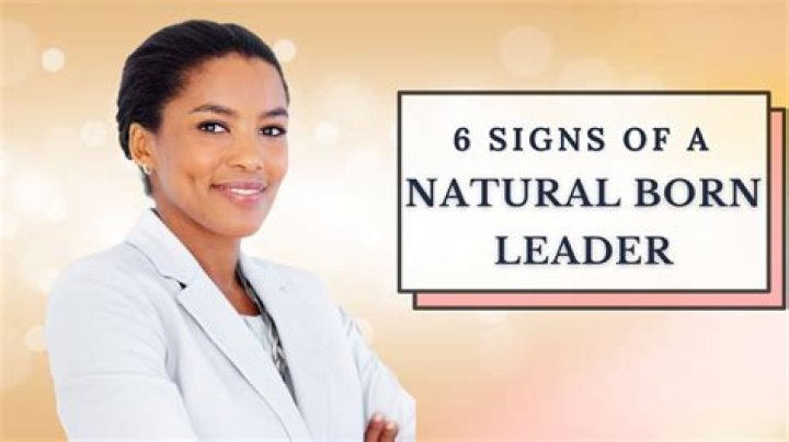 What does a natural leader mean?