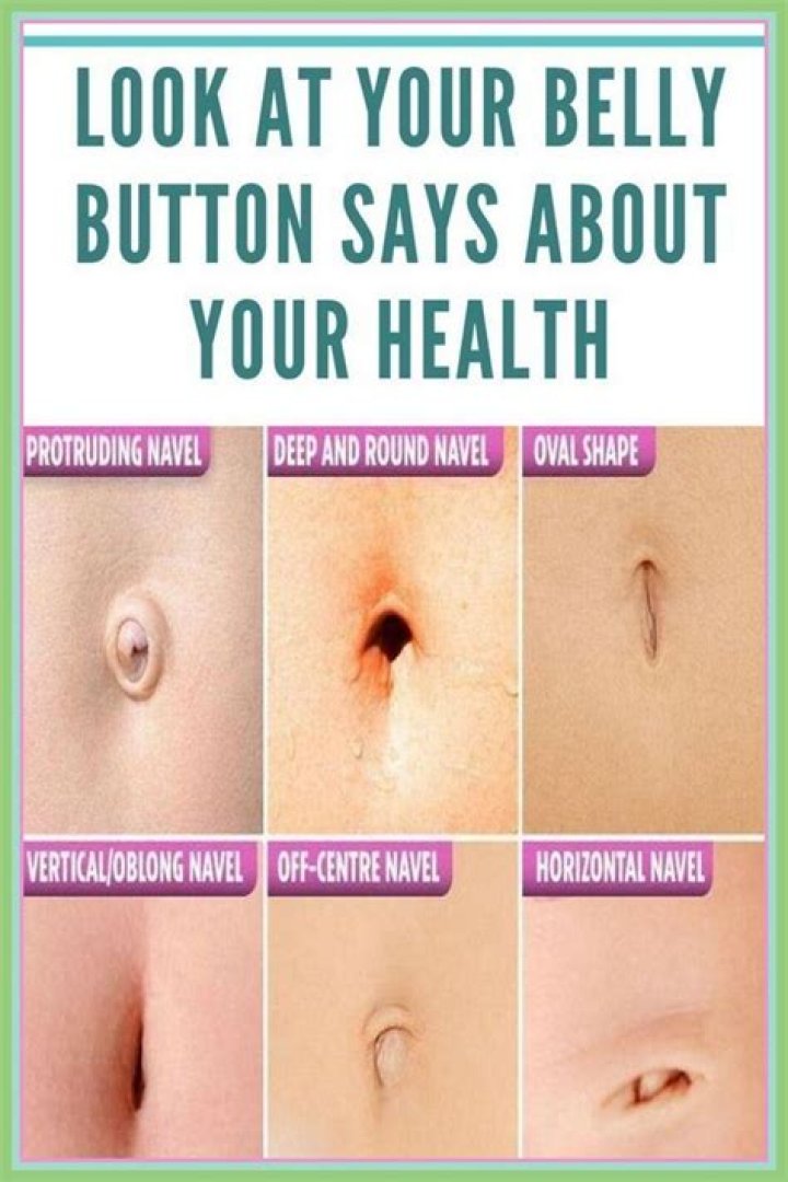 What does a swirly belly button mean?
