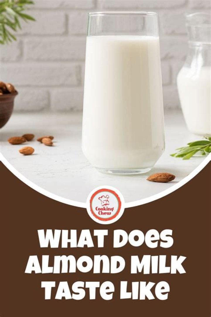 What does almond milk do for females?