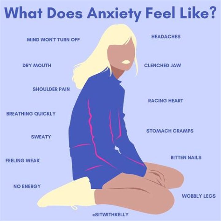 What does anxiety feel like in a woman?