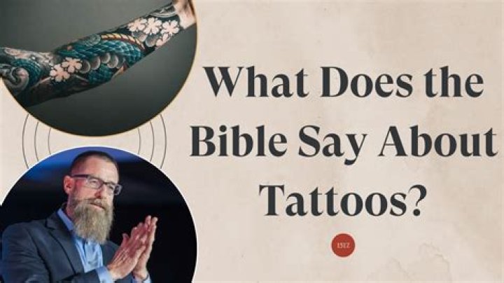 What does Catholic Bible say about tattoos?