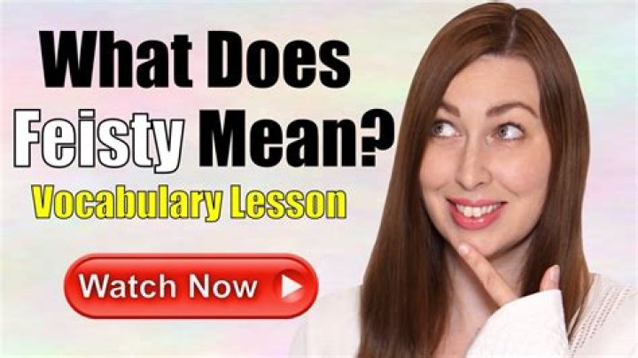 What does feisty girl mean?