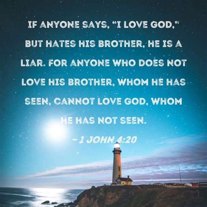 What does God say about loving your brother?
