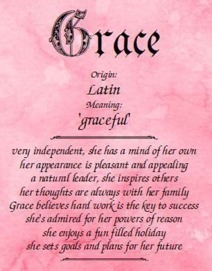 What does having grace mean?