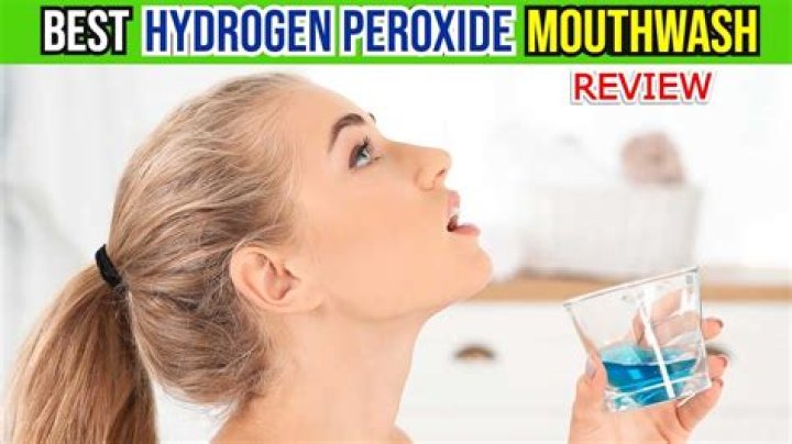 What does hydrogen peroxide do to teeth?