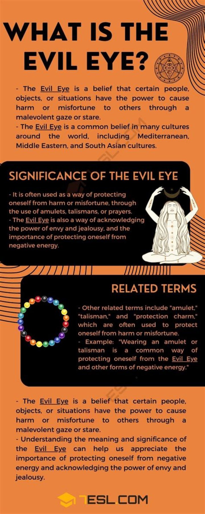 What does it mean to give someone the evil eye?