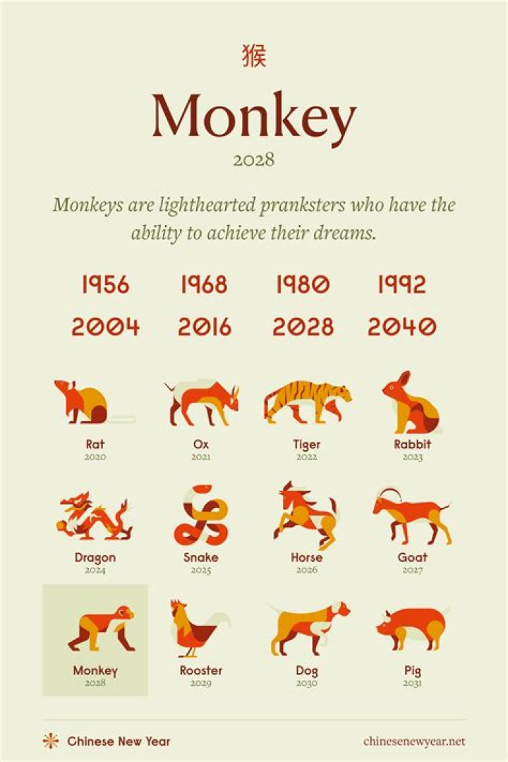 What does Monkey year mean?