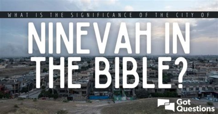 What does Nineveh mean in Hebrew?