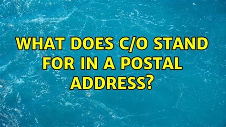 What does O stand for in ocean?