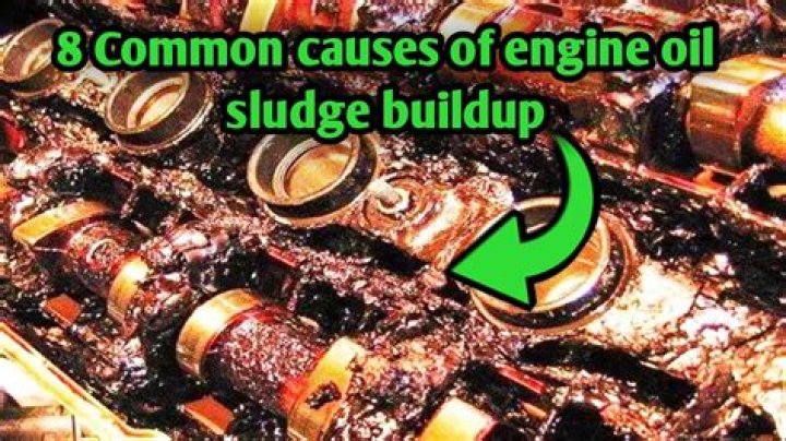 What does oil sludge look like?