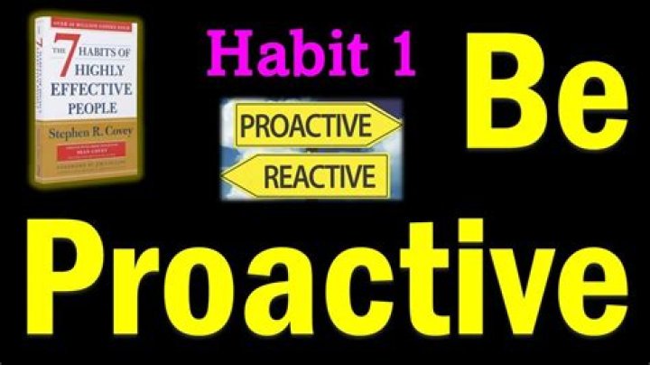 What does Proactive 7 Habits mean?