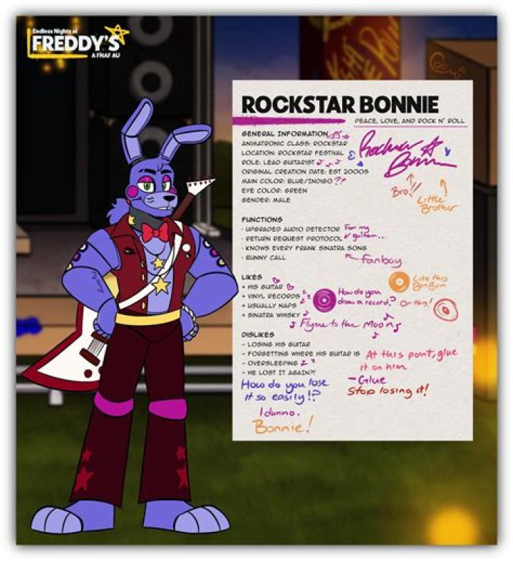 What does Rockstar Bonnie say?