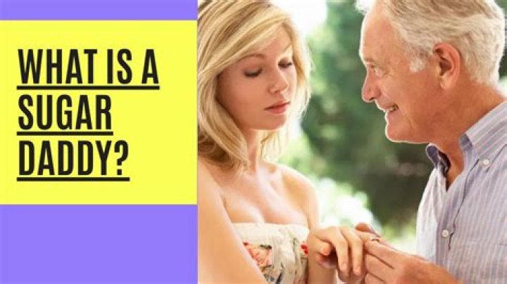 What does sugar daddy mean slang?