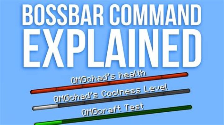 What does the Bossbar command do?