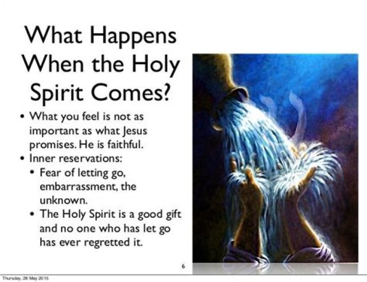 What does the Holy Spirit feel Like?