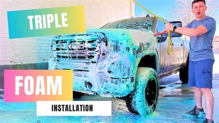 What does triple foam do for your car?