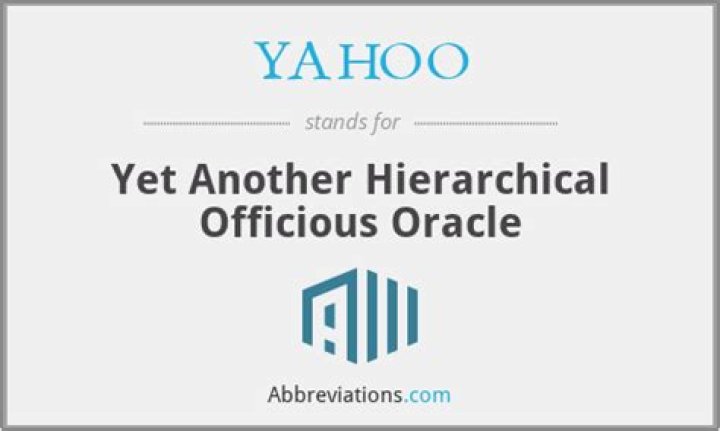 What does Yahoo stand for?