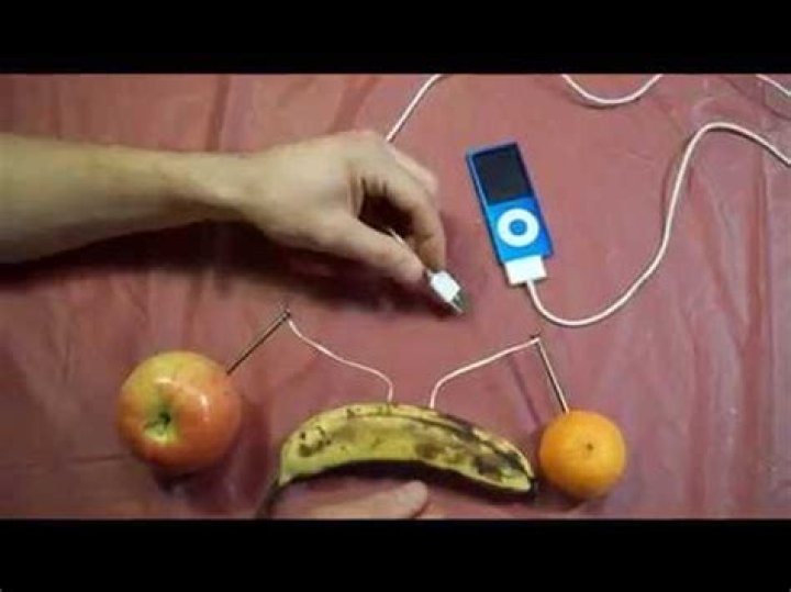 What fruit can charge a phone?