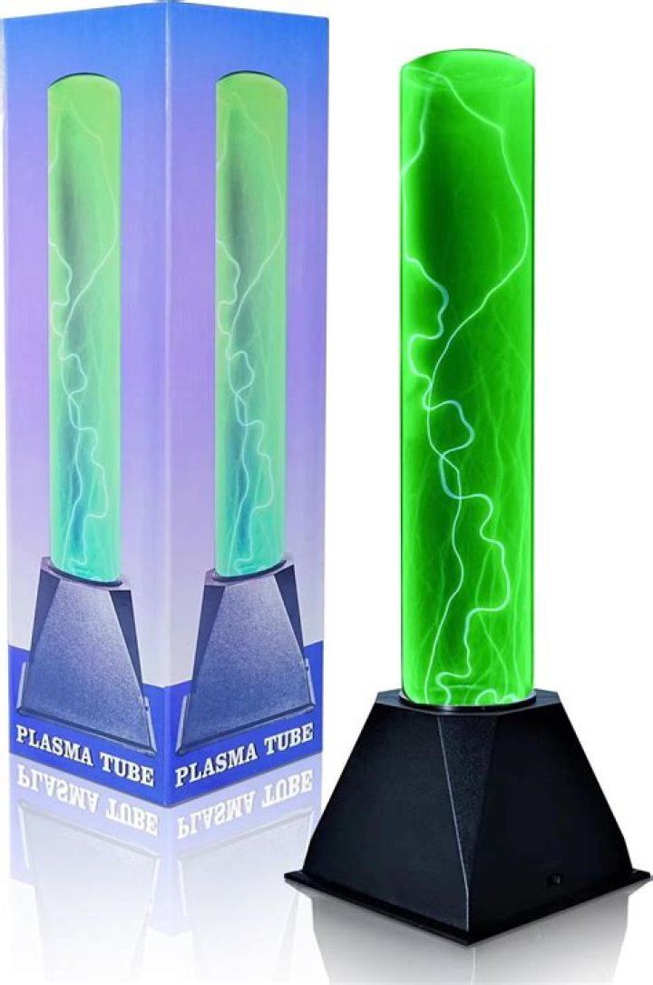 What gas makes a plasma ball Green?