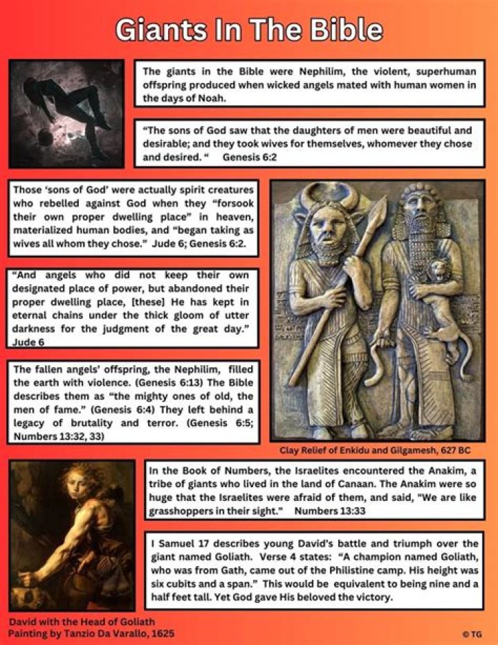 What happened to the Giants in the Bible?