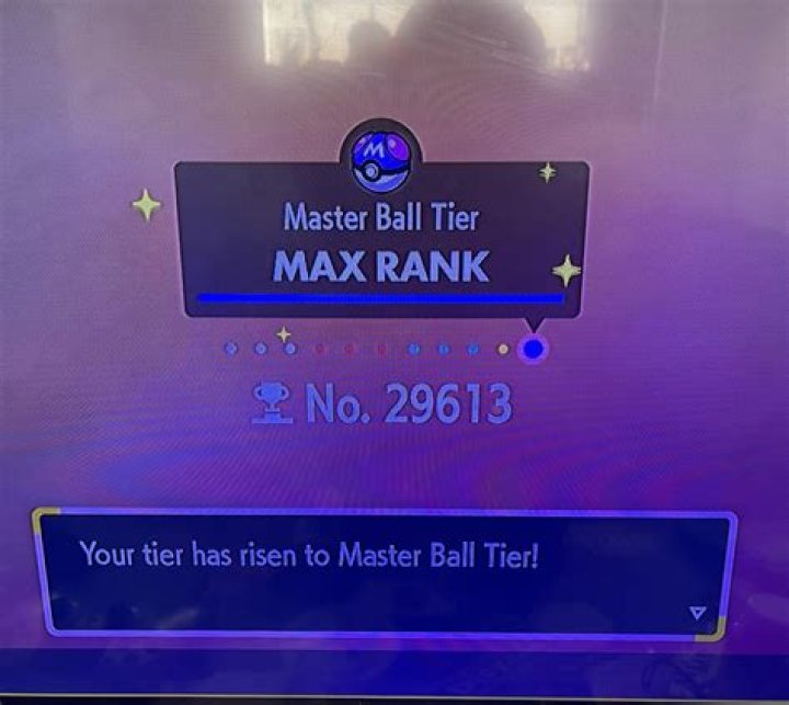 What happens after master ball tier?