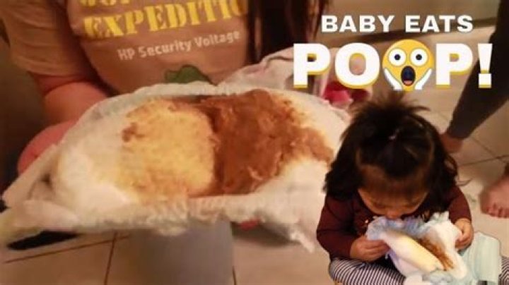 What happens if a baby eats their own poop?