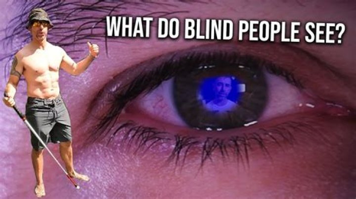 What happens if a blind person looks at the sun?