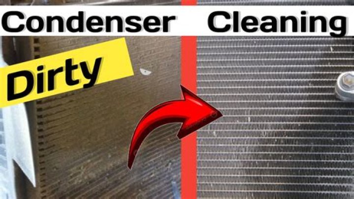 What happens if car AC condenser is dirty?