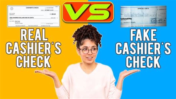 What happens if someone gives you a fake cashiers check?