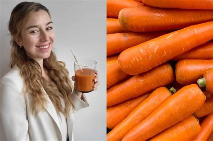What happens if we drink carrot juice daily?