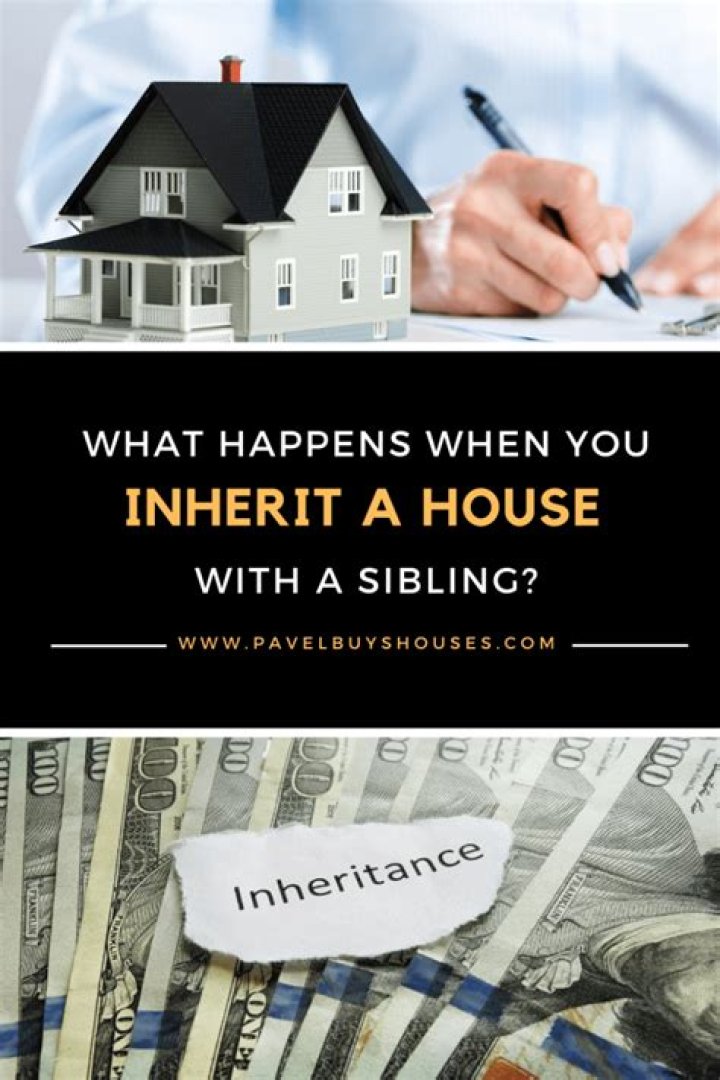 What happens if you inherit half a house?