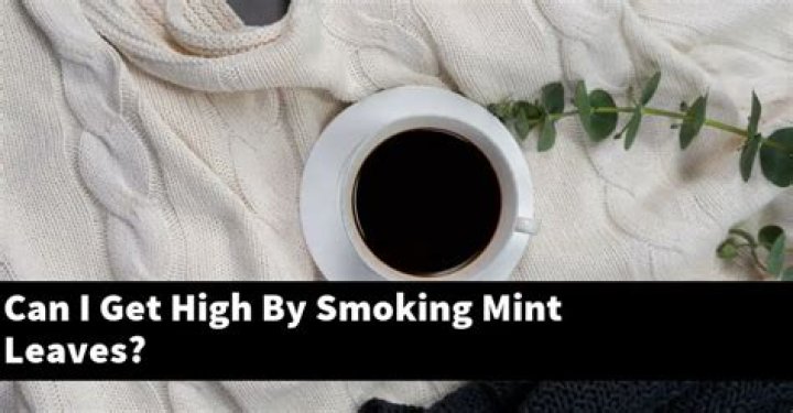 What happens if you smoke mint leaves?