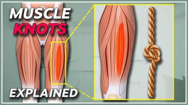 What happens when a muscle knot releases?