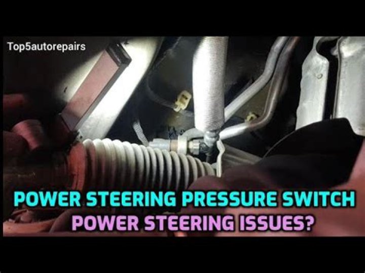 What happens when power steering pressure switch fails?