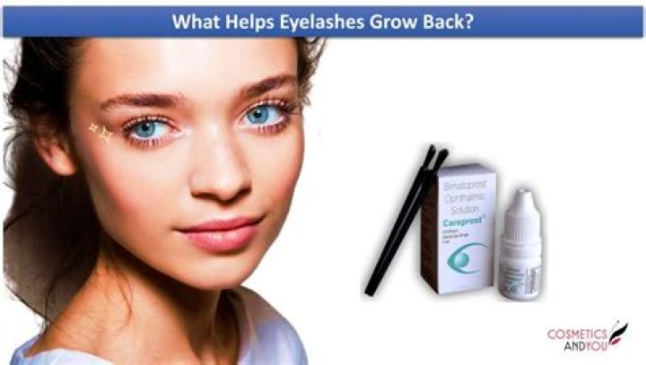 What helps eyelashes grow back?